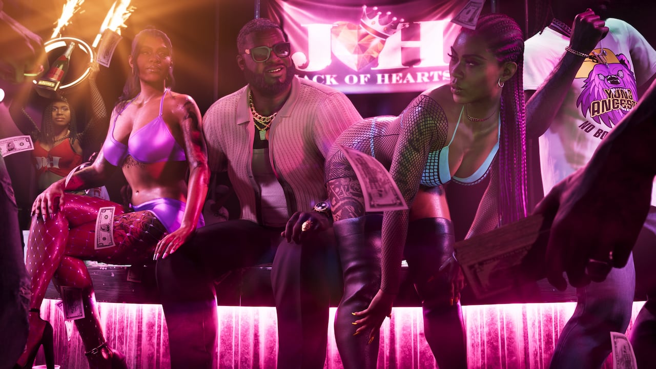 Boobie Ike makes it rain inside the Jack of Hearts club