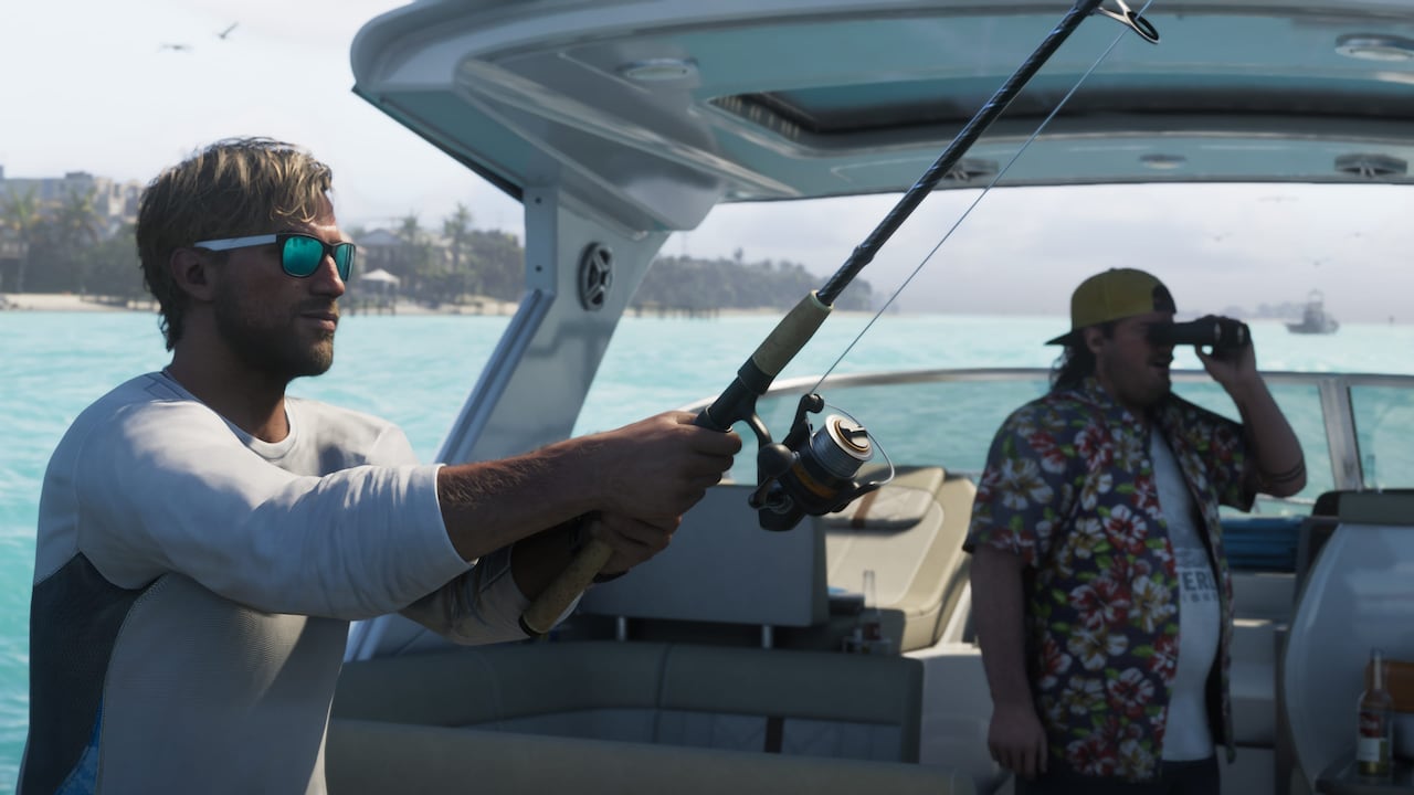 Jason fishes from a boat on the Leonida coast